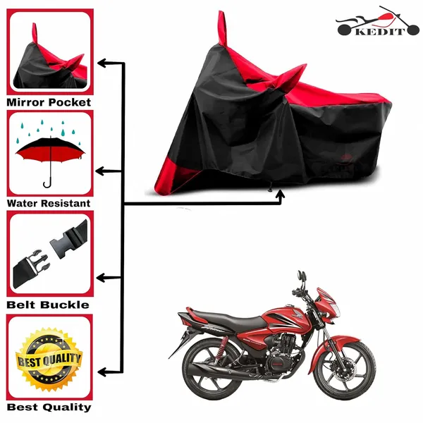H_Cb_Shine_125_Bike_Cover_Water_Resistant_Cb_Shine_125_Bike_Cover_Cb_Shine_125_Cover_Dust_Proof_Cb_Shine_125_Body_Cover,Bike_Cover_Cb_Shine_125_Bike_Body_Cover_Cb_Shine_125_Red_Patta