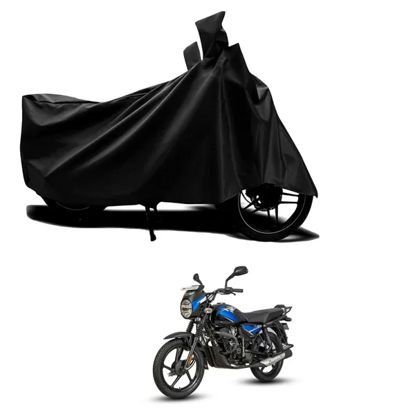 New_Bajaj_Ct_110X_Water_Resistant_-_UV_Protection_&_Dust_Proof_Sun_Protection,_Full_Bike_-_Scooty_Two_Wheeler_Body_Cover_For_Bajaj_Ct_110X_(Black)