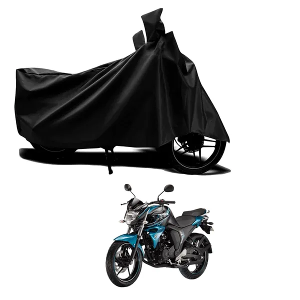 New_Yamaha_Fzs_V2_125_Bike_Cover_Water_Resistant_Fzs_V2_125_Bike_Cover_Fzs_V2_125_Cover_Dust_Proof_Fzs_V2_125_Body_Cover_Bike_Cover_Fzs_V2_125_Bike_Body_Cover_Fzs_V2_125_Black