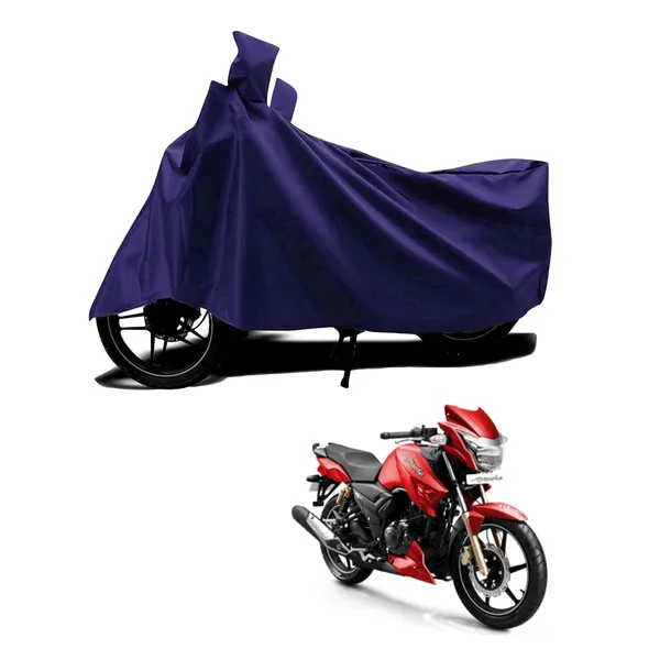 TVS_Apache_Rtr_160_Dis_Universal_Motorcycle_Bike/Scooty_Two_Wheeler_Safety_Full_Body_Cover_TVS_Apache_Rtr_160_Dis_Navy_Blue_Ke-462
