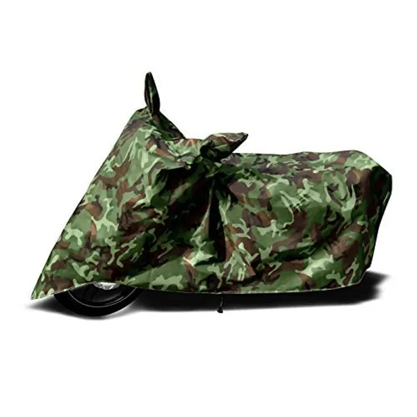 TVS_Apache_Rtr_160_Disc_Universal_Motorcycle_Bike/Scooty_Two_Wheeler_Safety_Full_Body_Cover_TVS_Apache_Rtr_160_Disc_Green_Military_Ke-K-396