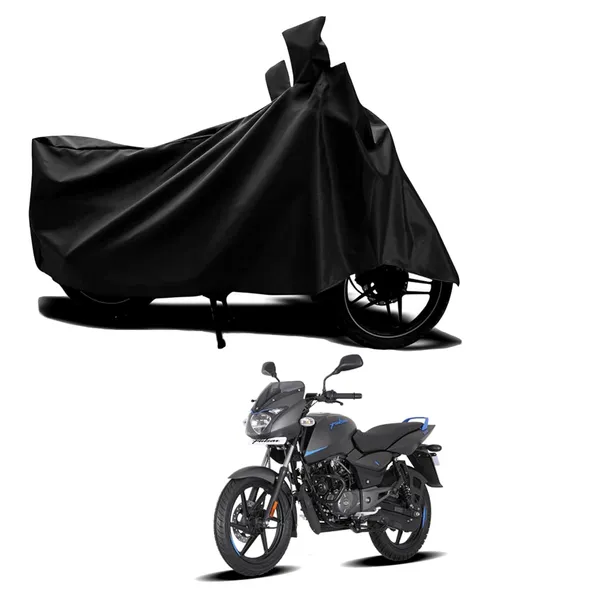 New_Bajaj_Pulsar_125_Neon_Water_Resistant_-_UV_Protection_&_Dust_Proof_Full_Bike_-_Scooty_Two_Wheeler_Body_Cover_For_Bajaj_Pulsar_125_Neon_(Black_Ka-71)