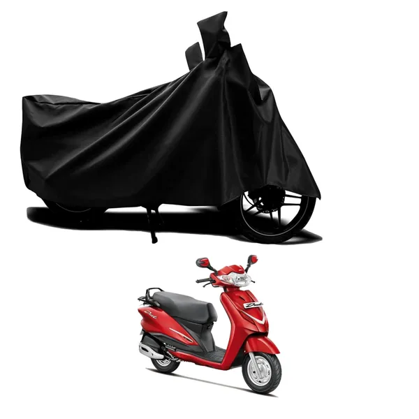 New_Hero_Duet_Water_Resistant_-_UV_Protection_&_Dust_Proof_Full_Bike_-_Scooty_Two_Wheeler_Body_Cover_For_Hero_Duet_(Black_Ka-115)