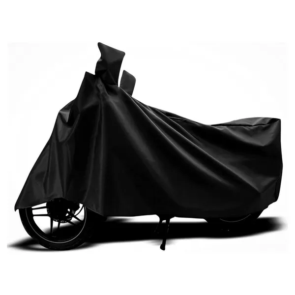 New_Hero_Hf_Deluxe_Water_Resistant_-_UV_Protection_&_Dust_Proof_Full_Bike_-_Scooty_Two_Wheeler_Body_Cover_For_Hero_Hf_Deluxe_(Black_Ka-151)