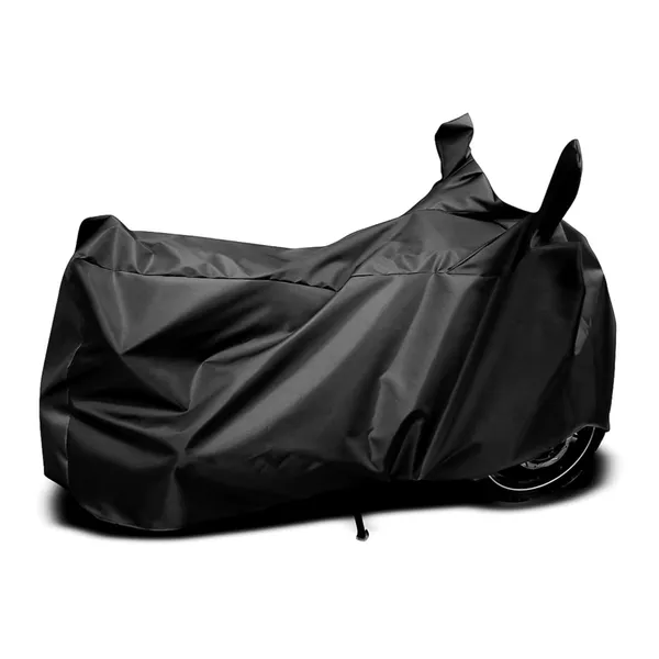 New_Hero_Splendor_Plus_Xtec_Water_Resistant_-_UV_Protection_&_Dust_Proof_Full_Bike_-_Scooty_Two_Wheeler_Body_Cover_For_Hero_Splendor_Plus_Xtec_(Black_Ka-200)