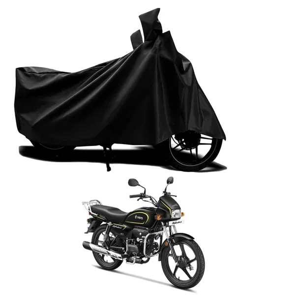 New_Hero_Splendor_Water_Resistant_-_UV_Protection_&_Dust_Proof_Full_Bike_-_Scooty_Two_Wheeler_Body_Cover_For_Hero_Splendor_(Black_Ka-207)