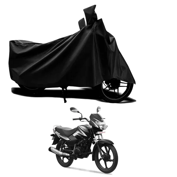 New_TVS_Sport_Es_Water_Resistant_-_UV_Protection_&_Dust_Proof_Full_Bike_-_Scooty_Two_Wheeler_Body_Cover_For_TVS_Sport_Es_(Black_Ka-509)