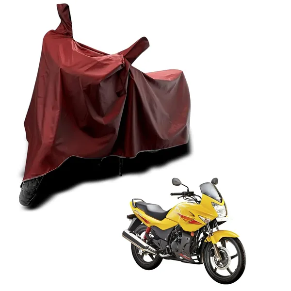New_Hero_Karizma_Water_Resistant_-_UV_Protection_&_Dust_Proof_Full_Bike_-_Scooty_Two_Wheeler_Body_Cover_For_Hero_Karizma_(Maroon)