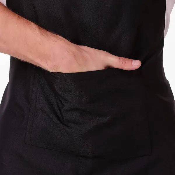 Black_Apron_Waterproof_Home_Kitchen_Full_Size_Men_Women_Kids_Unisex_With_Mirror_Pockets_Restaurant_Coffee_House_Cooking_Cleaning,_Fish_Bar_Salon_Pack_Of_1