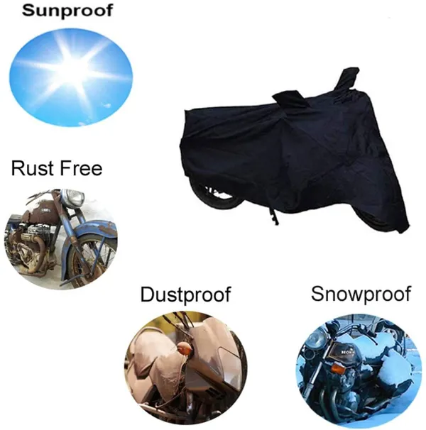 TVS_Super_XL_100_Full_Bike_Scooty_Two_Wheeler_Body_Cover_Water_Resistant_-_UV_Protection_&_Dustproof_Belt_Buckle_Mirror_Pockets_Motorcycle_Cover_TVS_Super_XL_100_Black