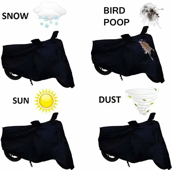 TVS_Super_XL_100_Full_Bike_Scooty_Two_Wheeler_Body_Cover_Water_Resistant_-_UV_Protection_&_Dustproof_Belt_Buckle_Mirror_Pockets_Motorcycle_Cover_TVS_Super_XL_100_Black
