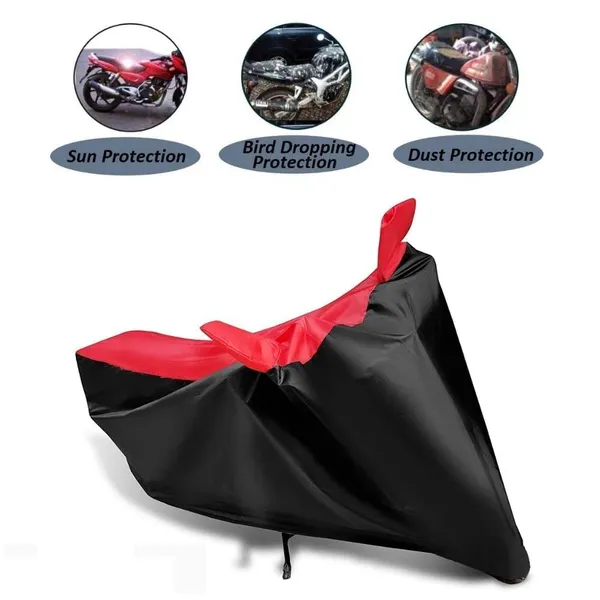 New_TVS_Teenz_Water_Resistant_-_UV_Protection_&_Dust_Proof_Full_Bike_-_Scooty_Two_Wheeler_Body_Cover_For_TVS_Teenz_(Red_Black)
