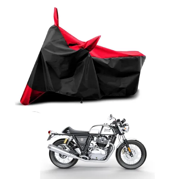 New_Royal_Enfields_Continental_Gt_650_Water_Resistant_-_UV_Protection_&_Dust_Proof_Full_Bike_-_Scooty_Two_Wheeler_Body_Cover_For_Royal_Enfields_Continental_Gt_650_(Red_Patta)