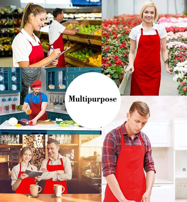 Apron_Home_Kitchen_Waterproof_Unisex_Aprons_Front_Side_Pocket_For_Men_And_Women_Perfect_For_House_Cooking_Cleaning_Fish_Bar_Salon_Apron_Red_Blue_Pack_Of_2
