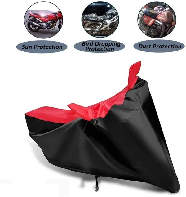 New_Royal_Enfields_Thunderbird_500_Water_Resistant_-_UV_Protection_&_Dust_Proof_Full_Bike_-_Scooty_Two_Wheeler_Body_Cover_For_Royal_Enfields_Thunderbird_500_Red_Black_Kea-62