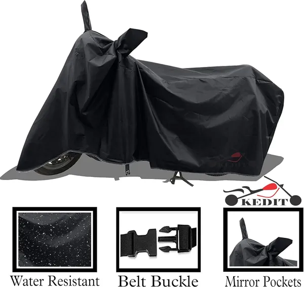 New_Bajaj_Caliber_Water_Resistant_-_UV_Protection_&_Dust_Proof_Full_Bike_-_Scooty_Two_Wheeler_Body_Cover_For_Bajaj_Caliber_(Black_Ka-61)