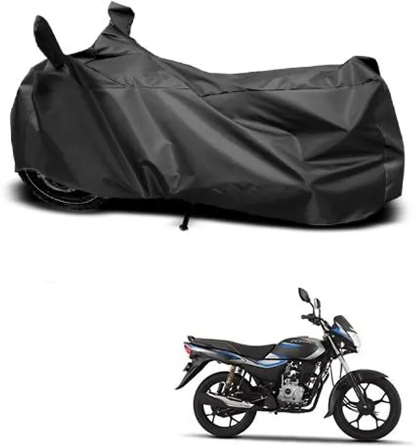 New_Bajaj_Platina_Water_Resistant_-_UV_Protection_&_Dust_Proof_Full_Bike_-_Scooty_Two_Wheeler_Body_Cover_For_Bajaj_Platina_(Black_Ka-85)