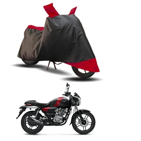 New_Bajaj_V15_Bike_Cover_V15_Cover_V_15_Body_Cover_Bike_Cover_V_15_Water_Resistant_-_UV_Protection_&_Dust_Proof_Full_Bike_-_Scooty_Two_Wheeler_Body_Cover_Bajaj_V15_(Red_Patta)