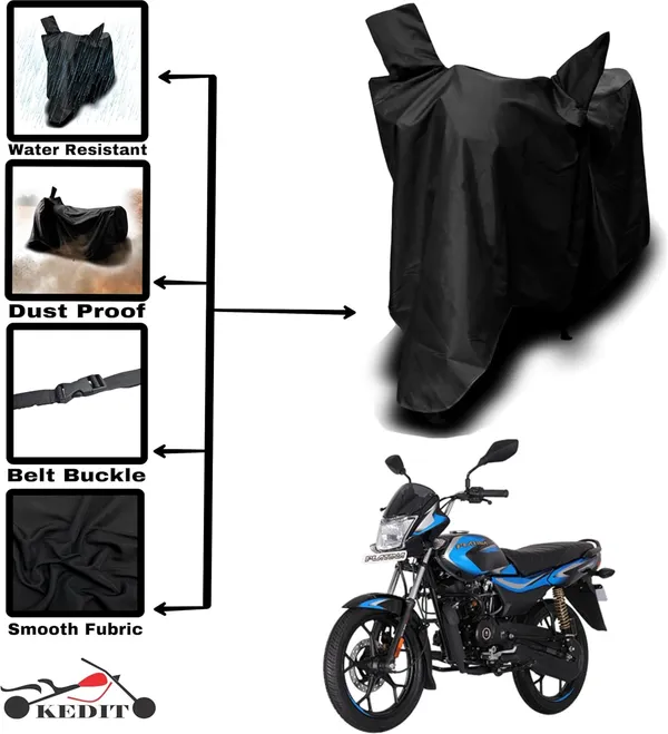 New_Bajaj_Platina_110_Water_Resistant_-_UV_Protection_&_Dust_Proof_Full_Bike_-_Scooty_Two_Wheeler_Body_Cover_For_Bajaj_Platina_110_(Black_Blk-175)
