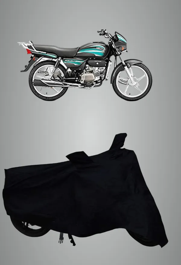 New_Hero_Splendor_Pro_Waterproof_-_UV_Protection_&_Dust_Proof_Full_Bike_-_Scooty_Two_Wheeler_Body_Cover_For_Hero_Splendor_Pro_(Kdt-Kt-97-Black)