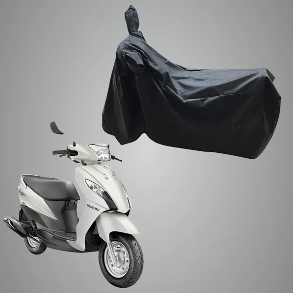 New_Suzuki_Let'S_Waterproof_-_UV_Protection_&_Dust_Proof_Full_Bike_-_Scooty_Two_Wheeler_Body_Cover_For_Suzuki_Let'S_(Kdt-Kt-207-Black)