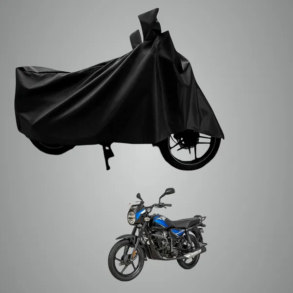 New_Bajaj_Ct_110X_Water_Resistant_-_UV_Protection_&_Dust_Proof_Sun_Protection,_Full_Bike_-_Scooty_Two_Wheeler_Body_Cover_For_Bajaj_Ct_110X_(Black)