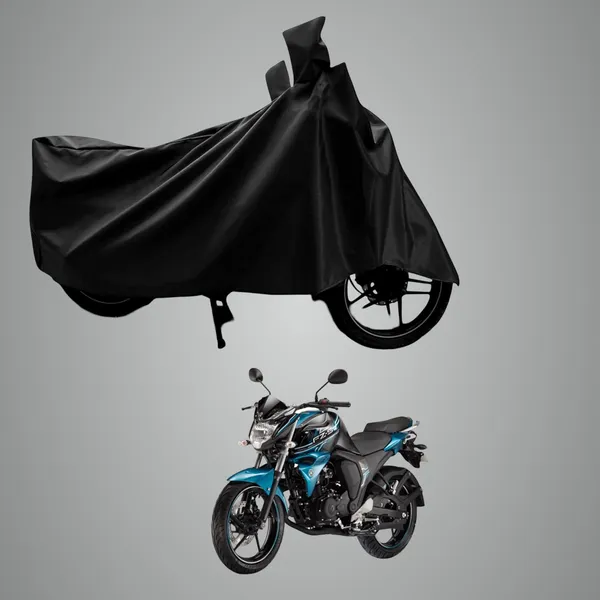 New_Yamaha_Fzs_V2_125_Bike_Cover_Water_Resistant_Fzs_V2_125_Bike_Cover_Fzs_V2_125_Cover_Dust_Proof_Fzs_V2_125_Body_Cover_Bike_Cover_Fzs_V2_125_Bike_Body_Cover_Fzs_V2_125_Black