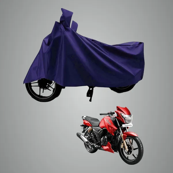 TVS_Apache_Rtr_160_Dis_Universal_Motorcycle_Bike/Scooty_Two_Wheeler_Safety_Full_Body_Cover_TVS_Apache_Rtr_160_Dis_Navy_Blue_Ke-462