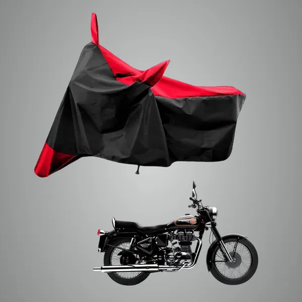 New_Royal_Enfields_Standard_350_Water_Resistant_-_UV_Protection_&_Dust_Proof_Full_Bike_-_Scooty_Two_Wheeler_Body_Cover_For_Royal_Enfields_Standard_350_Red_Patta_Kkb-425