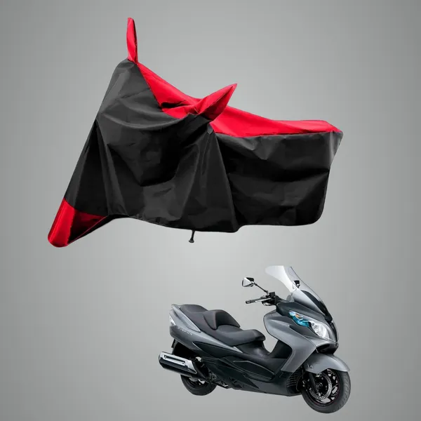 New_Suzuki_Burgman_Street_125_Water_Resistant_-_UV_Protection_&_Dust_Proof_Full_Bike_-_Scooty_Two_Wheeler_Body_Cover_For_Suzuki_Burgman_Street_125_Red_Patta