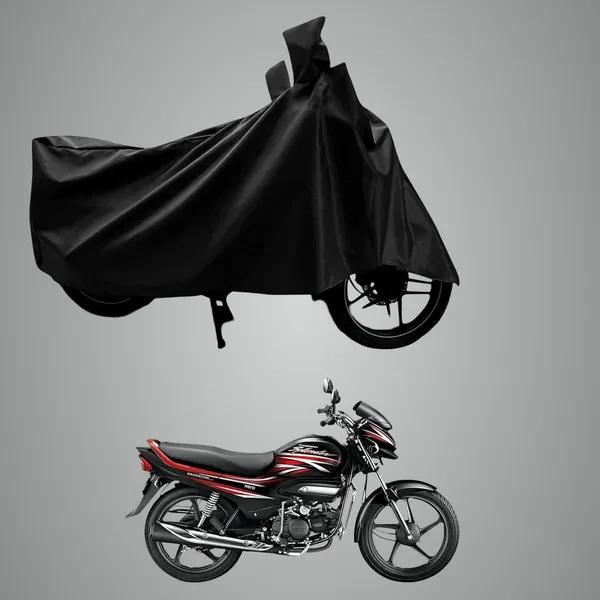 New_Hero_Super_Splendor_Water_Resistant_-_UV_Protection_&_Dust_Proof_Full_Bike_-_Scooty_Two_Wheeler_Body_Cover_For_Hero_Super_Splendor_(Black_Ka-209)