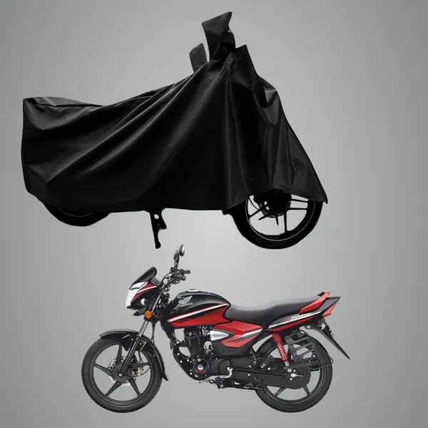 New_Honda_Cb_Shine_Water_Resistant_-_UV_Protection_&_Dust_Proof_Full_Bike_-_Scooty_Two_Wheeler_Body_Cover_For_Honda_Cb_Shine_(Black_Ka-257)
