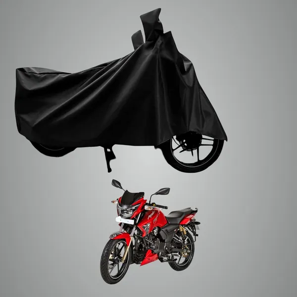 New_TVS_Apache_Water_Resistant_-_UV_Protection_&_Dust_Proof_Full_Bike_-_Scooty_Two_Wheeler_Body_Cover_For_TVS_Apache_(Black_Ka-461)