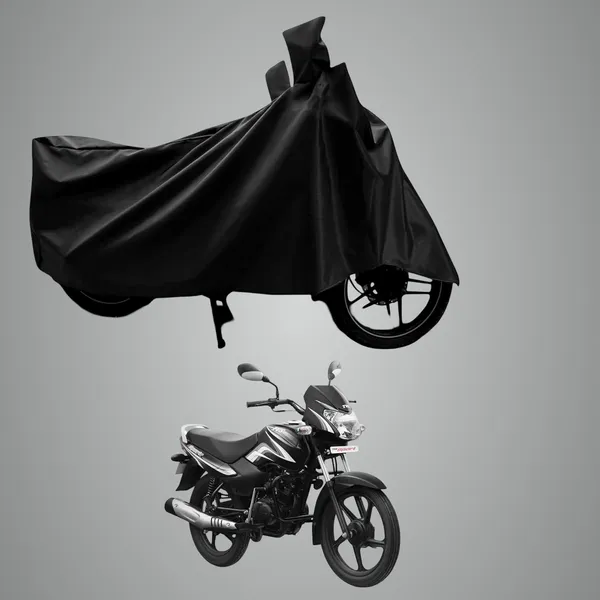 New_TVS_Sport_Es_Water_Resistant_-_UV_Protection_&_Dust_Proof_Full_Bike_-_Scooty_Two_Wheeler_Body_Cover_For_TVS_Sport_Es_(Black_Ka-509)