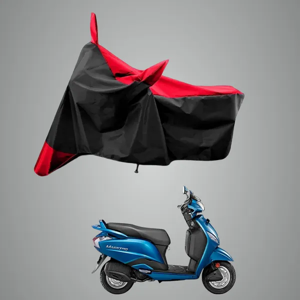 New_Hero_Maestro_Water_Resistant_-_UV_Protection_&_Dust_Proof_Full_Bike_-_Scooty_Two_Wheeler_Body_Cover_For_Hero_Maestro_(Red_Patta)