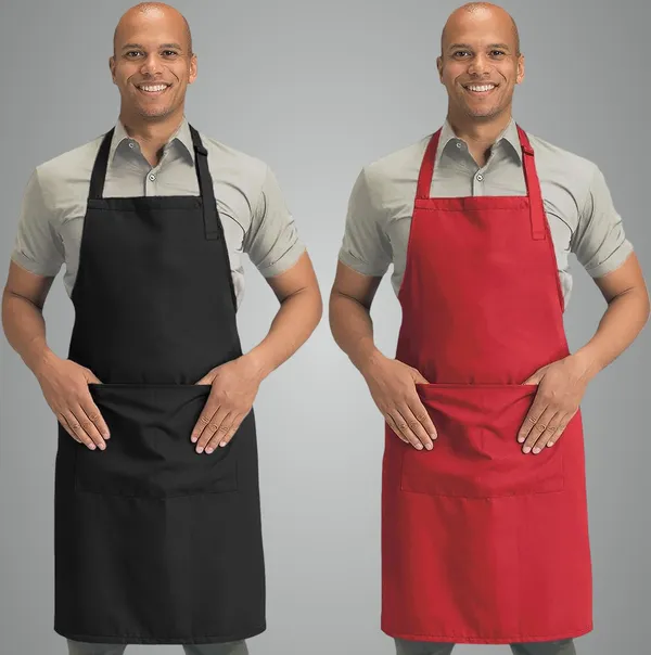 Apron_|_Front_Pocket_Kitchen_Apron_|_Check_New_Apron_For_Restaurant_|_Apron_For_Housewife_|_Chef_Apron_For_Kitchen_|_Chef_Bib_Apron_|_Apron_Red_Black_Pack_Of_2_(K-3)