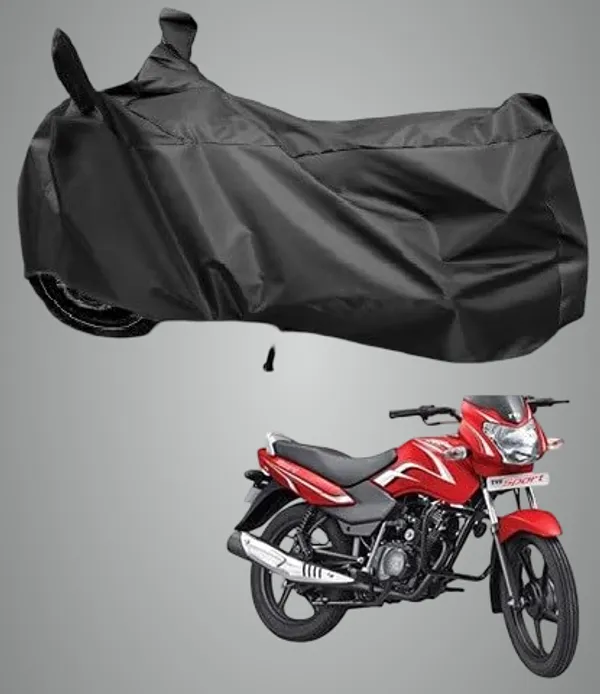 New_TVS_Sport_Water_Resistant_-_UV_Protection_&_Dust_Proof_Full_Bike_-_Scooty_Two_Wheeler_Body_Cover_For_TVS_Sport_(Black_Ka-236)