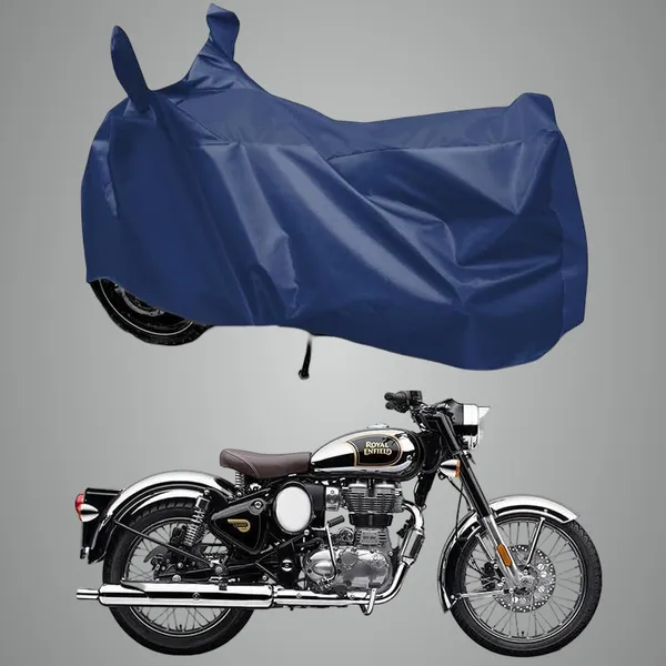 New_Royal_Enfield_Classic_350_Chrome_Water_Resistant_-_UV_Protection_&_Dust_Proof_Full_Bike_-_Scooty_Two_Wheeler_Body_Cover_For_Royal_Enfield_Classic_350_Chrome_(Navy_Blue_Abb-73)