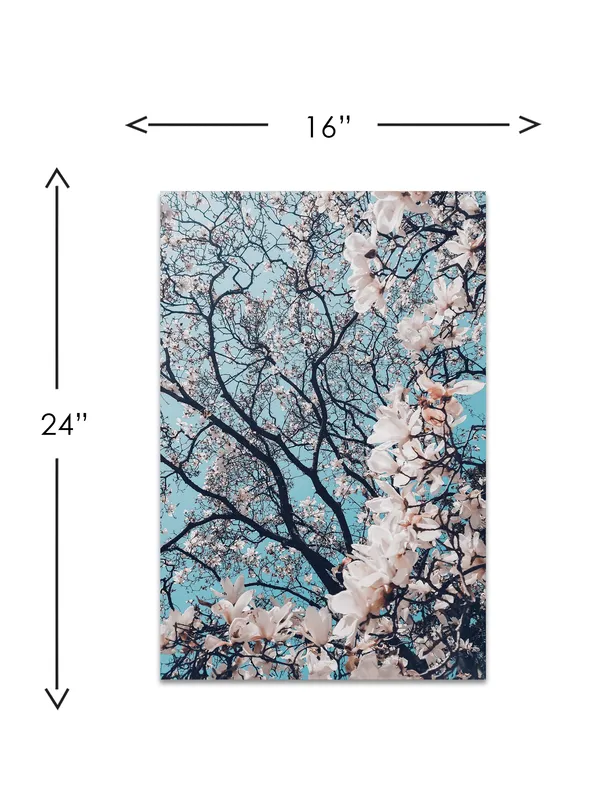 Premium_Canvas_Print_Of_Sakura_-_Cherry_Blossoms_Art_-_16InchX24Inch_Stretched_And_Framed_In_Teakwood_With_Back_Support