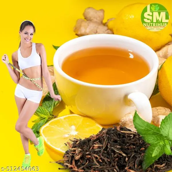 Lemon_Ginger_Green_Tea_Improve_Brain_Function_And_Boost_Immunity_Weight_Loss_Tea_Slimming_Tea