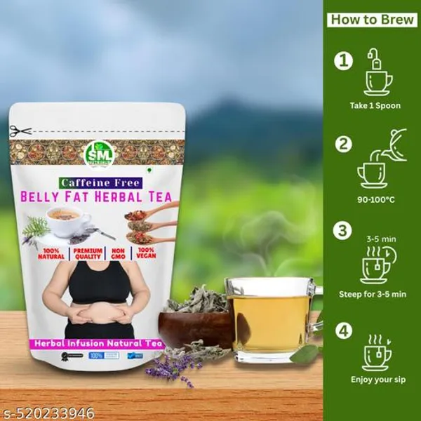 Belly_Fat_Herbal_Tea-Blend_Of_Butterfly_Pea,_Lemongrass,_Ginger,_And_Spearmint_That_Boosts_Metabolism,_Burns_Fat