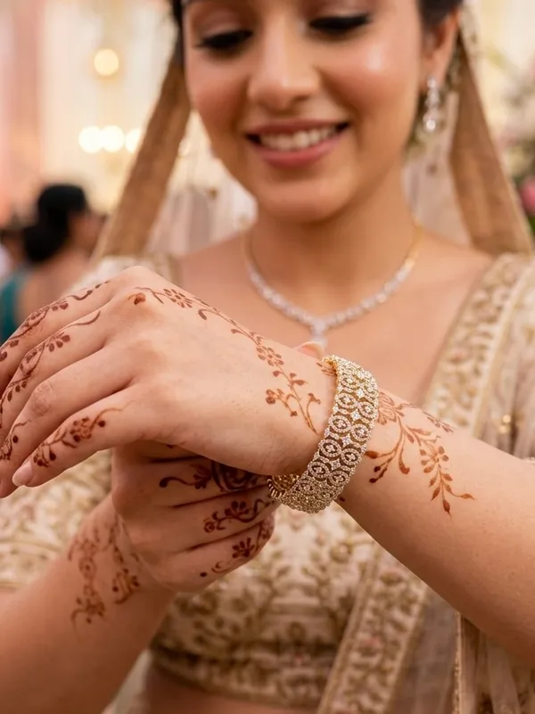 18k_Gold_Plated_Diamond_Openable_Bracelet