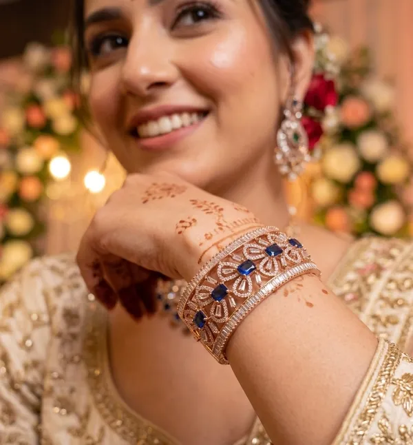 18k_Rose_Gold_Plated_Diamond_Openable_Bracelet