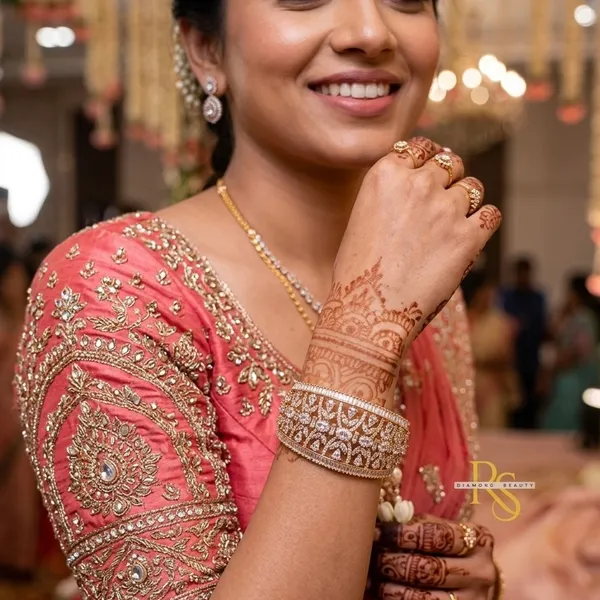 18k_Rose_Gold_Plated_Diamond_Openable_Bracelet