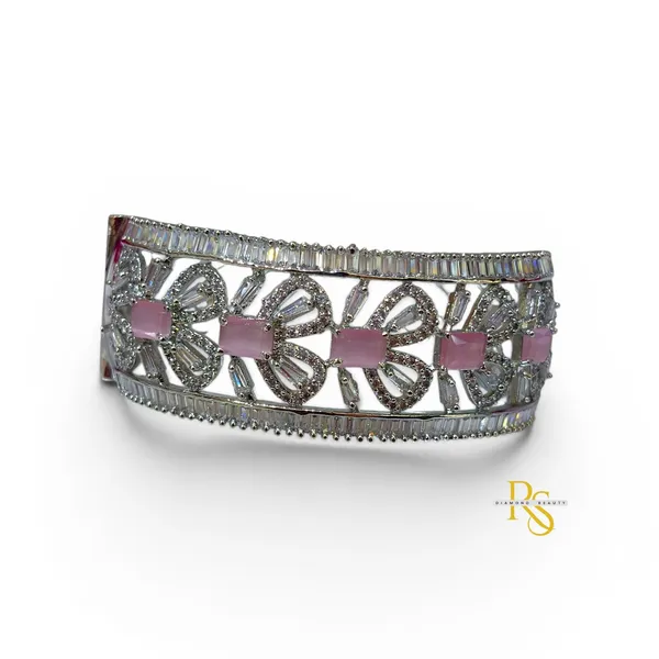 18k_White_Rhodium_Plated_Diamond_Openable_Bracelet