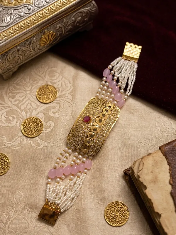 1_Gram_Gold_Real_Jadau_Handmade__Bracelet