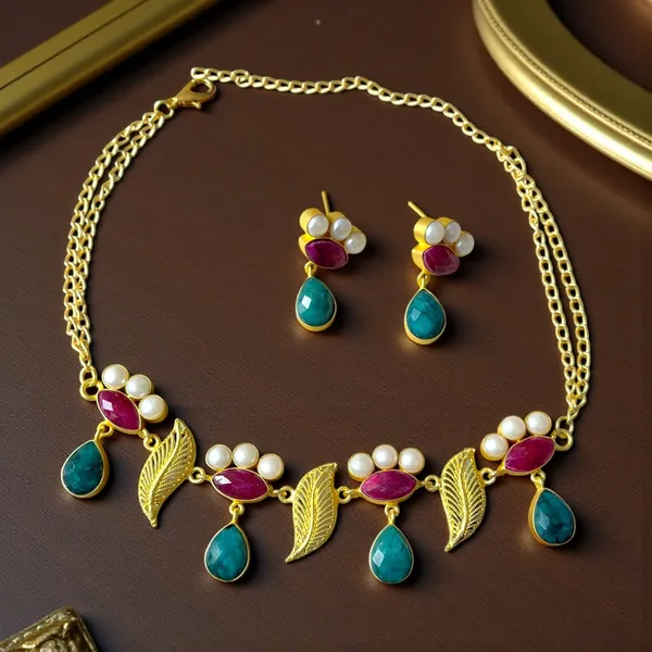 NATURAL_STONES_NECKLACE_SET