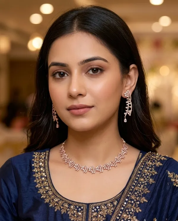 Necklace_with_chain_and_Earrings_with_push
