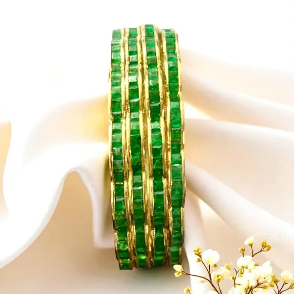 Green_Stylish_Brass_Bangles_For_Women