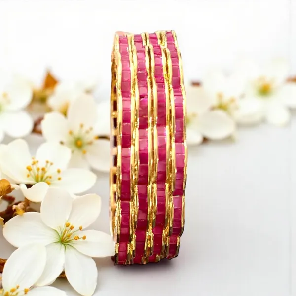 Orange_Tangerine_Sparkle_Designer_Brass_Bangles_for_Women